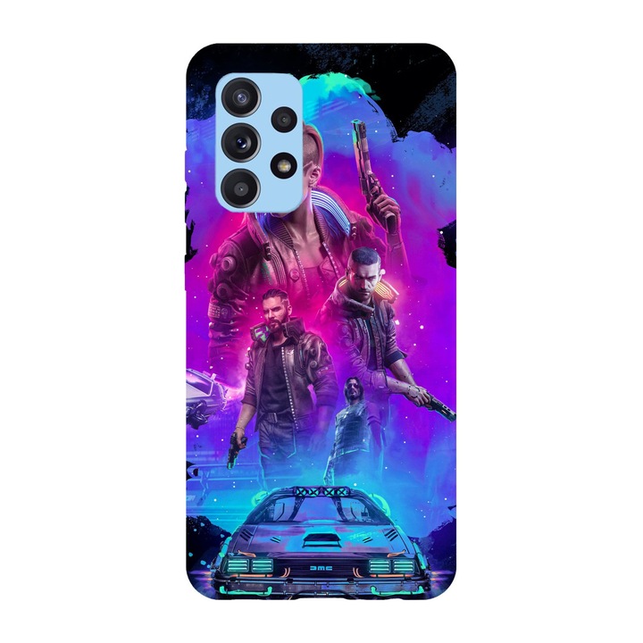 Husa compatibila cu Samsung Galaxy A72, Viceversa, model Cyberpunk 2077, Silicon, TPU