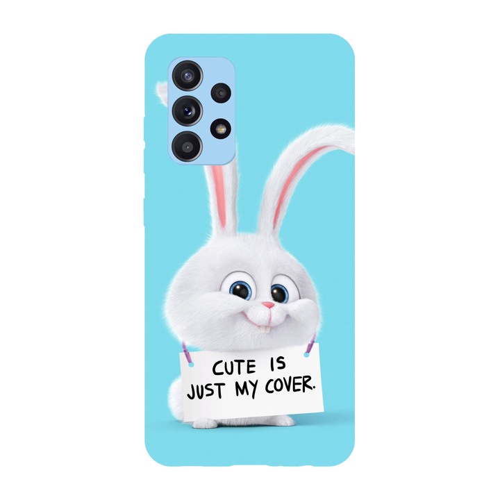 Husa compatibila cu Samsung Galaxy A72, Viceversa, model Cute is just my cover The Secret Life of Pets, Silicon, TPU