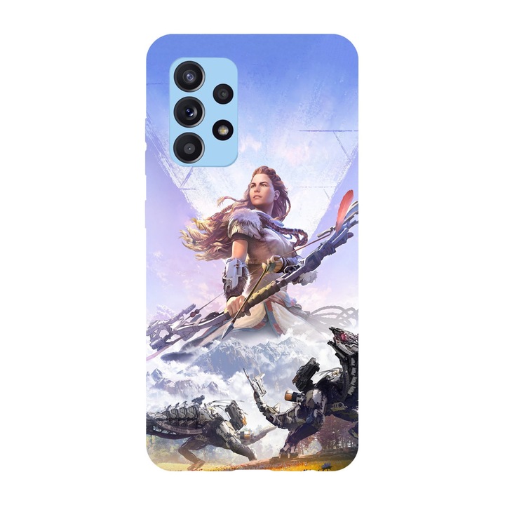Husa compatibila cu Samsung Galaxy A71, Viceversa, model Aloy Horizon Zero Dawn, Silicon, TPU