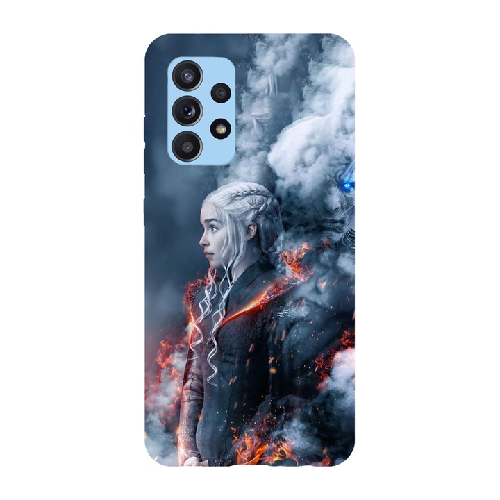 Husa compatibila cu Samsung Galaxy A72, Viceversa, model Daenerys Game of Thrones, Silicon, TPU
