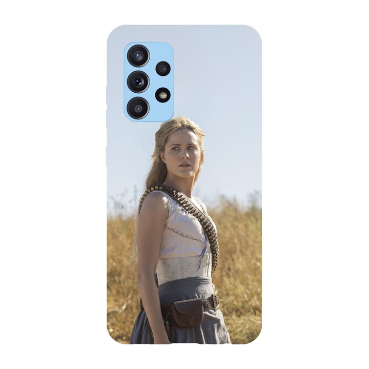 Husa compatibila cu Samsung Galaxy A72, Viceversa, model Dolores Abernathy Westworld, Silicon, TPU