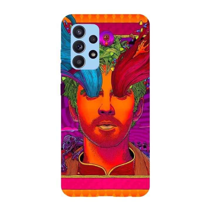 Husa compatibila cu Samsung Galaxy A72, Viceversa, model David Legion, Silicon, TPU