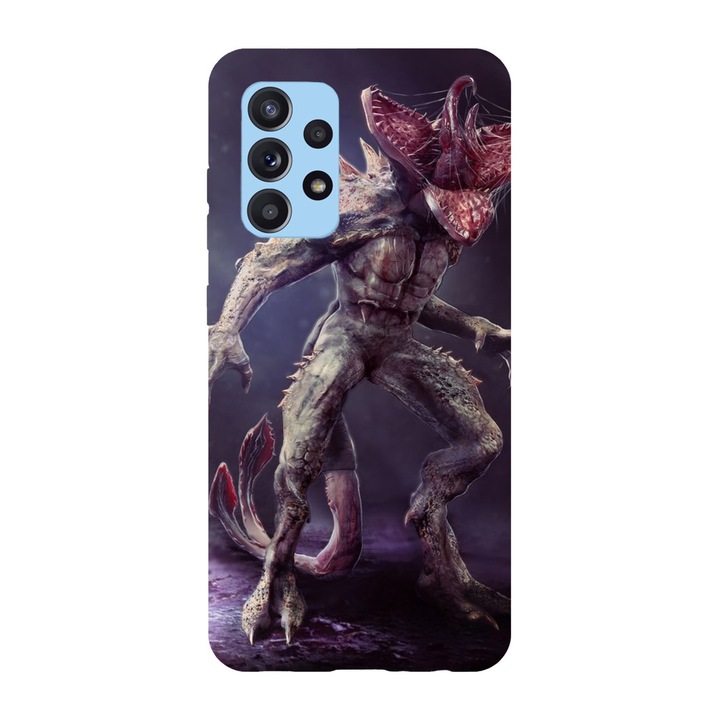 Husa compatibila cu Samsung Galaxy A22 4G, Viceversa, model Demogorgon Stranger things, Silicon, TPU