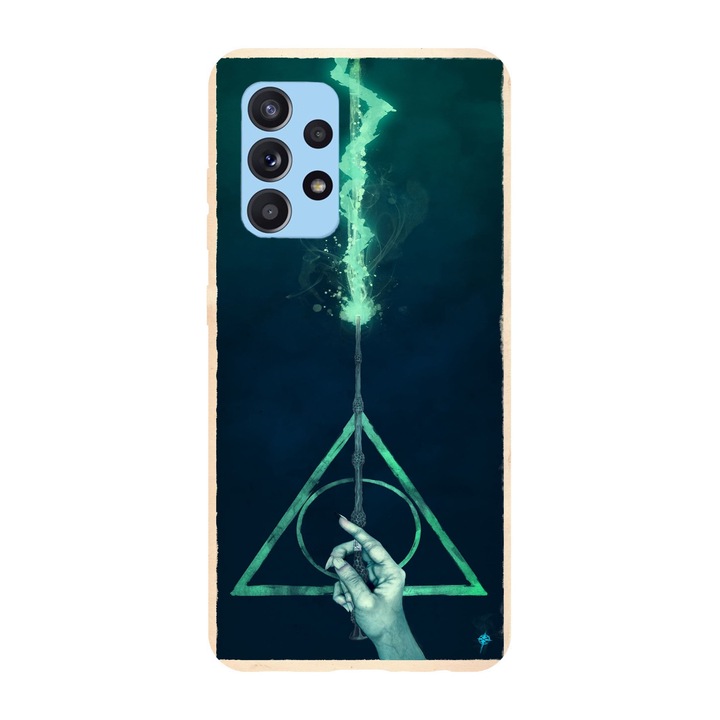 Husa compatibila cu Samsung Galaxy A22 4G, Viceversa, model Deathly Hallows Harry Potter, Silicon, TPU