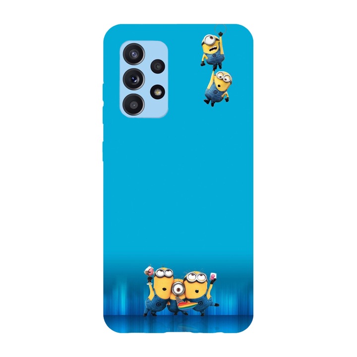 Husa compatibila cu Samsung Galaxy A72, Viceversa, model Acrobat minions, Silicon, TPU