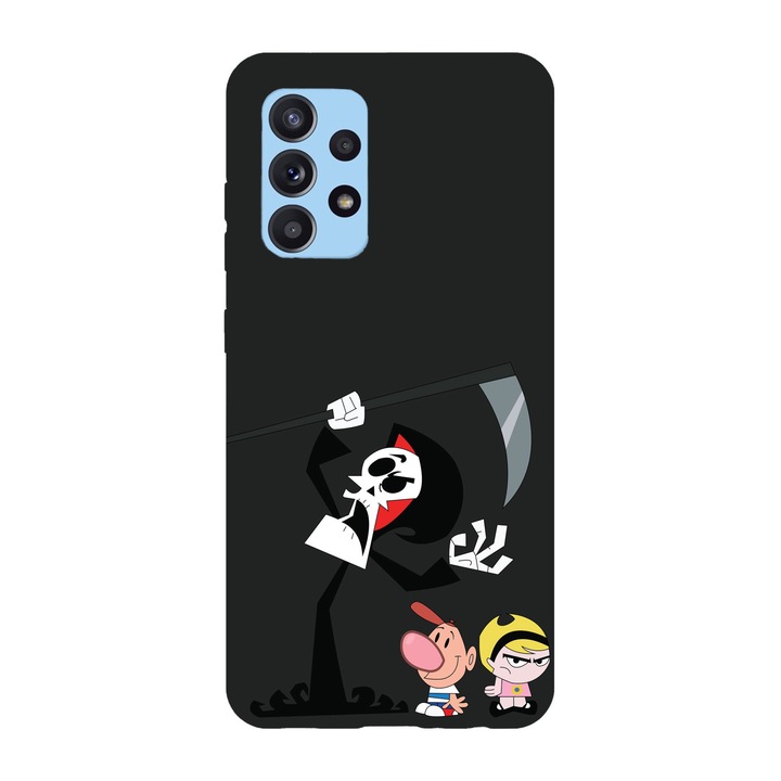 Husa compatibila cu Samsung Galaxy A72, Viceversa, model Billy and Mandy characters, Silicon, TPU