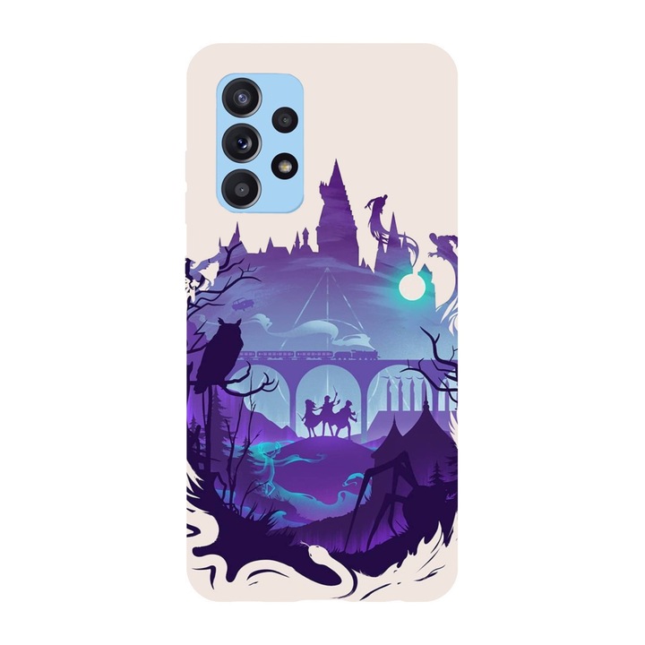 Husa compatibila cu Samsung Galaxy A72, Viceversa, model Dementors Harry Potter, Silicon, TPU