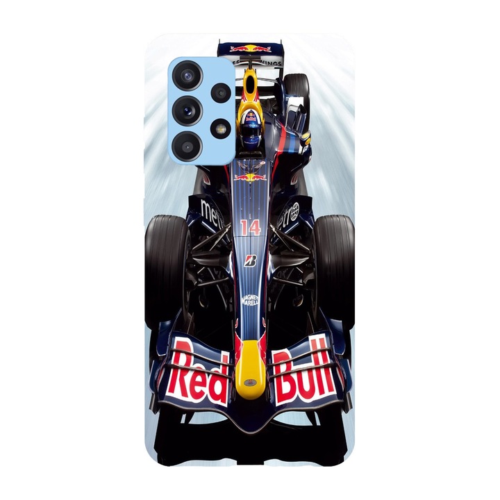 Husa compatibila cu Samsung Galaxy A72, Viceversa, model Fast track Formula 1 Red Bull Racing, Silicon, TPU