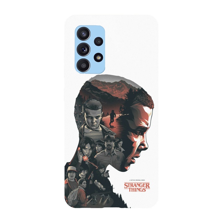 Husa compatibila cu Samsung Galaxy A72, Viceversa, model Eleven Stranger things, Silicon, TPU