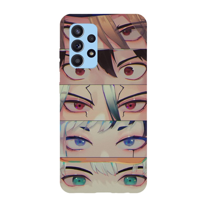 Husa compatibila cu Samsung Galaxy A72, Viceversa, model Dr Stone Anime, Silicon, TPU