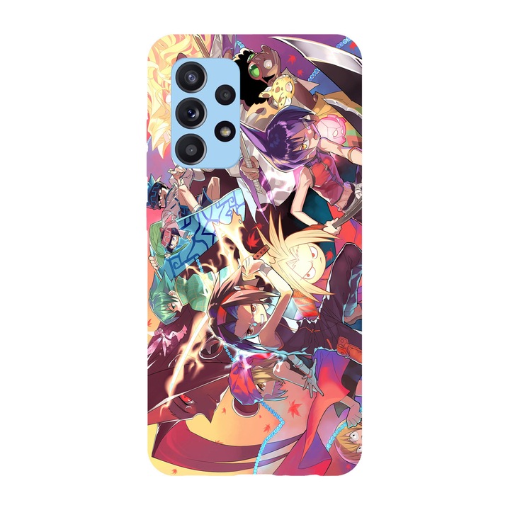 Husa compatibila cu Samsung Galaxy A72, Viceversa, model Fight mode Shaman King, Silicon, TPU