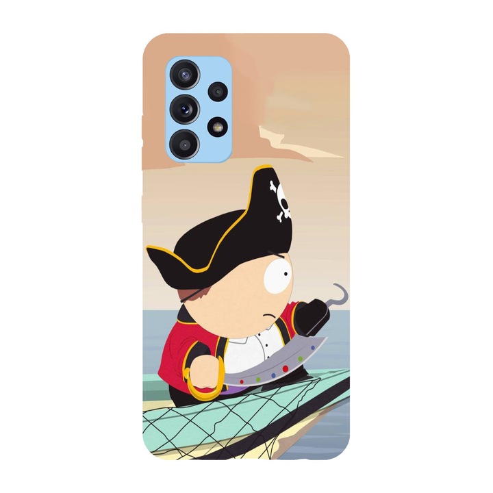 A burkolat kompatibilis a Samsung Galaxy A33 5G, Viceversa, Eric, a szörnyű kalóz South Park modellel, Silicon, TPU