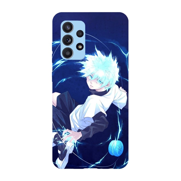 Husa compatibila cu Samsung Galaxy A72, Viceversa, model God Speed Killua Hunter x Hunter, Silicon, TPU
