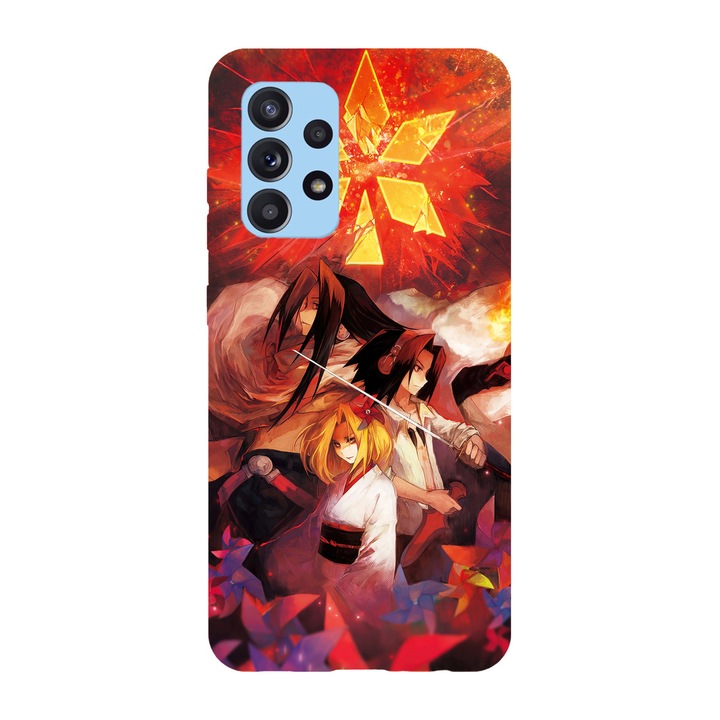 Husa compatibila cu Samsung Galaxy A22 4G, Viceversa, model Hao, Yoh and Anna Shaman King, Silicon, TPU