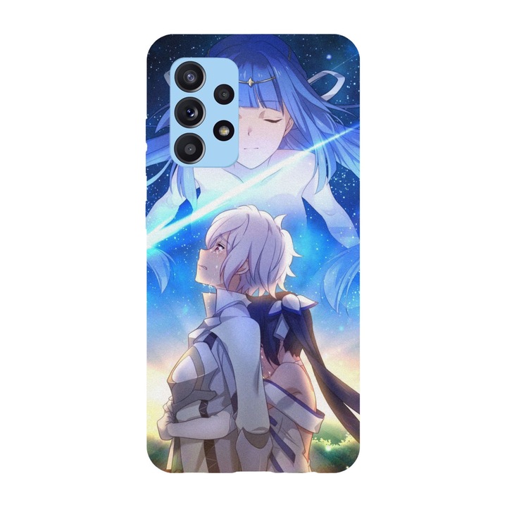 Husa compatibila cu Samsung Galaxy A22 4G, Viceversa, model Hestia x Bell DanMachi, Silicon, TPU