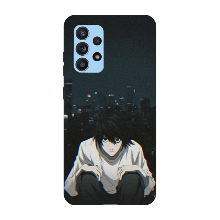 Husa compatibila cu Samsung Galaxy A72, Viceversa, model L Death note, Silicon, TPU