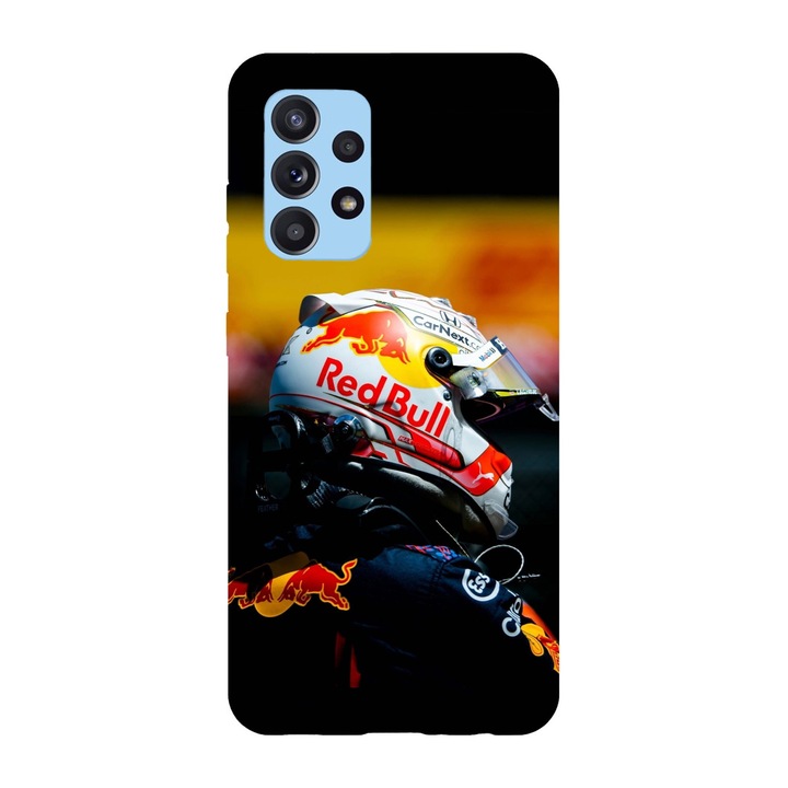 Husa compatibila cu Samsung Galaxy A72, Viceversa, model Formula 1 Driver Red Bull Racing, Silicon, TPU