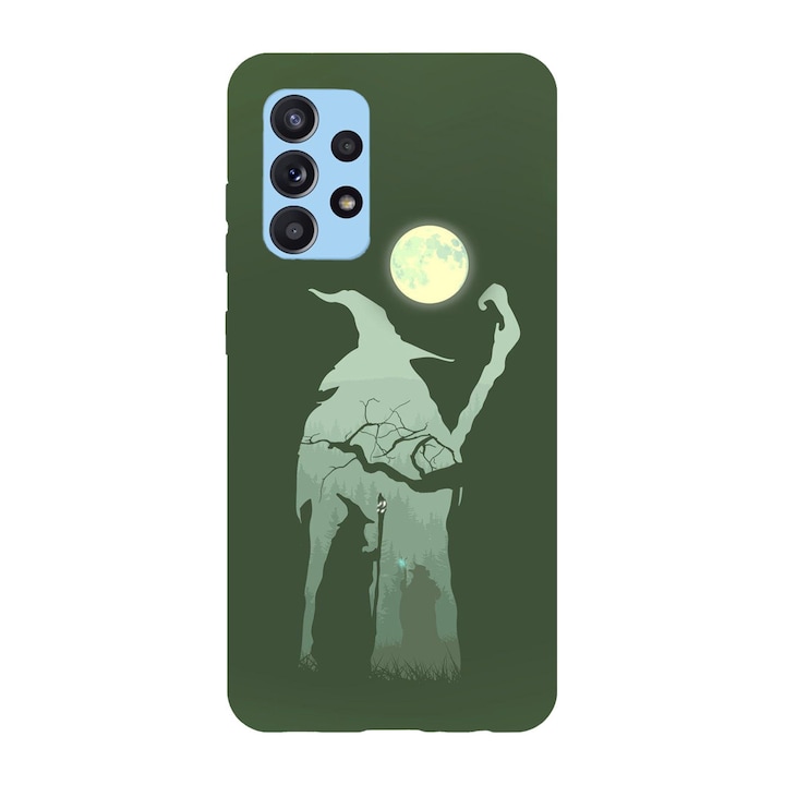 Husa compatibila cu Samsung Galaxy A72, Viceversa, model Gandalf Minimalist The lord of the rings, Silicon, TPU