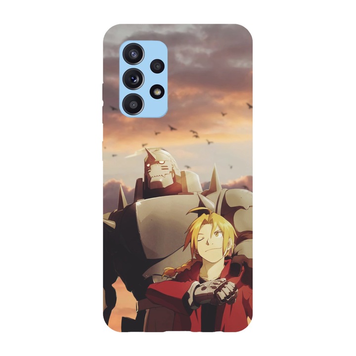 Husa compatibila cu Samsung Galaxy A72, Viceversa, model Elric Brothers Full Metal Alchemists, Silicon, TPU
