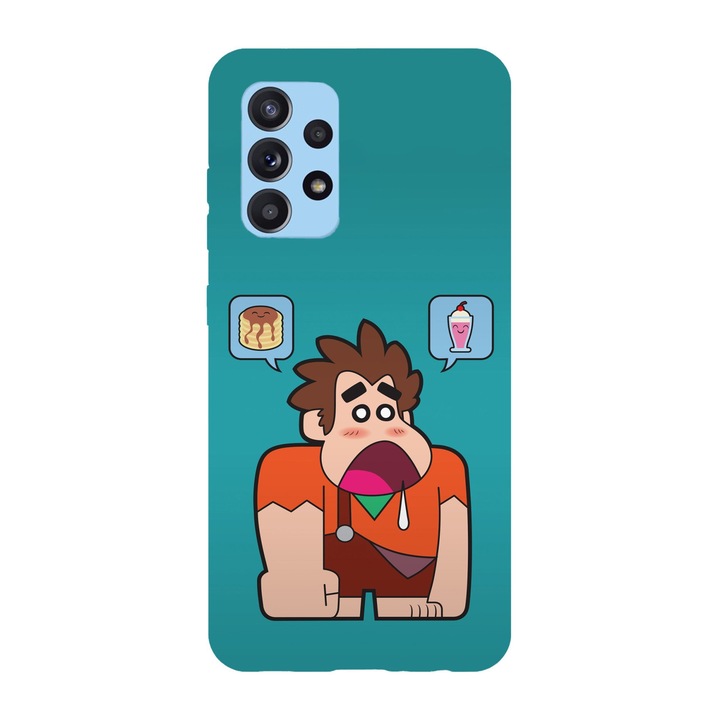 Husa compatibila cu Samsung Galaxy A72, Viceversa, model Inside brain of Ralph from Ralph break the internet, Silicon, TPU
