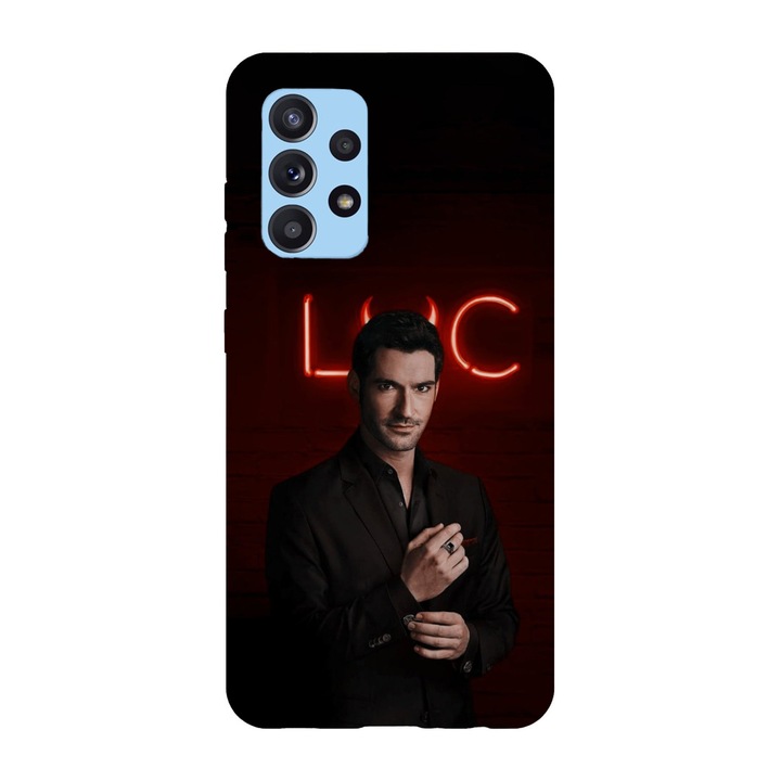 Husa compatibila cu Samsung Galaxy A53 5G, Viceversa, model Lucifer Morningstar, Silicon, TPU