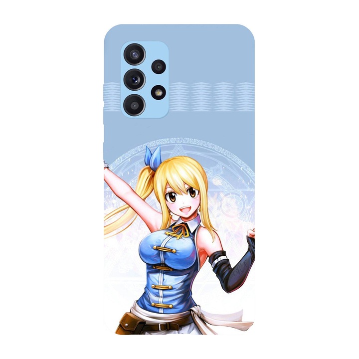 Husa compatibila cu Samsung Galaxy A22 4G, Viceversa, model Lucy Fairy Tail, Silicon, TPU
