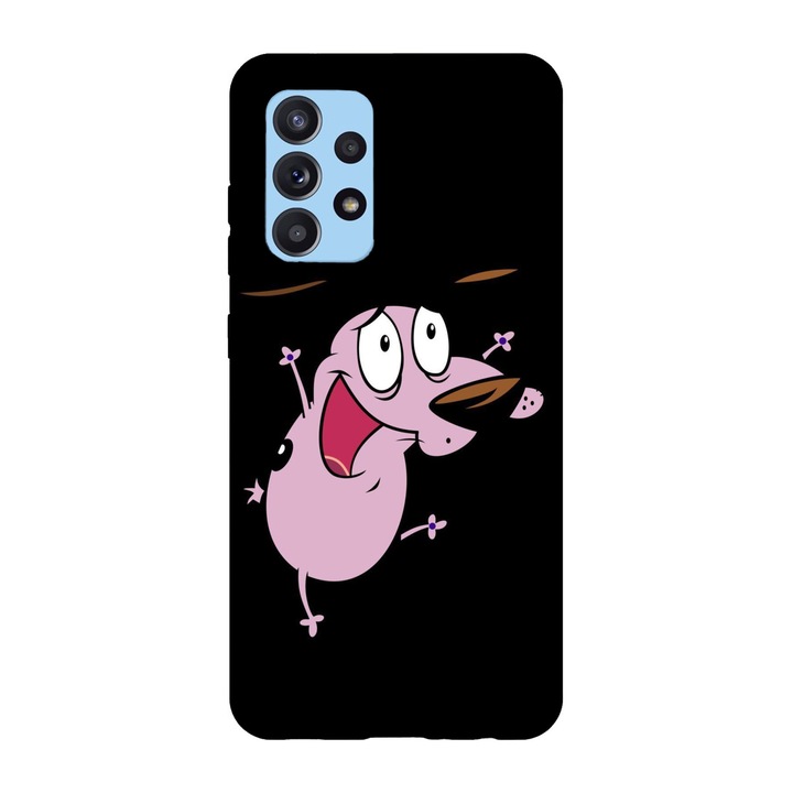 Husa compatibila cu Samsung Galaxy A53 5G, Viceversa, model Happy face Courage, Silicon, TPU