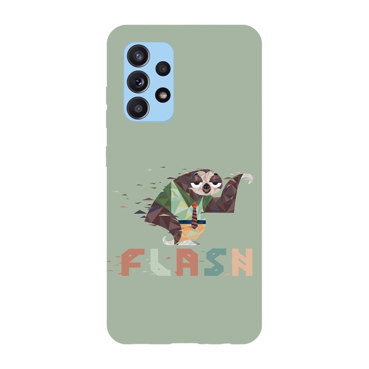 Husa compatibila cu Samsung Galaxy A72, Viceversa, model Flash Zootopia, Silicon, TPU