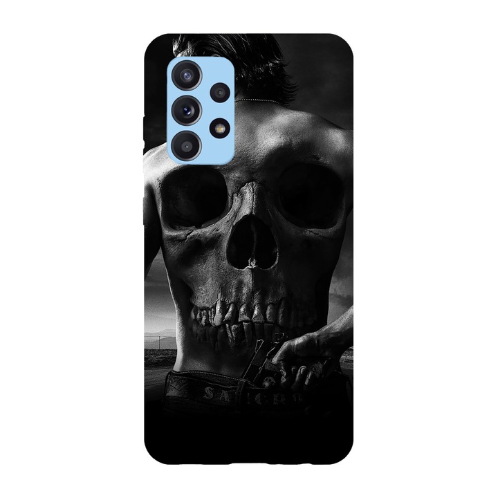 Husa compatibila cu Samsung Galaxy A72, Viceversa, model Jax Teller Sons of Anarchy, Silicon, TPU