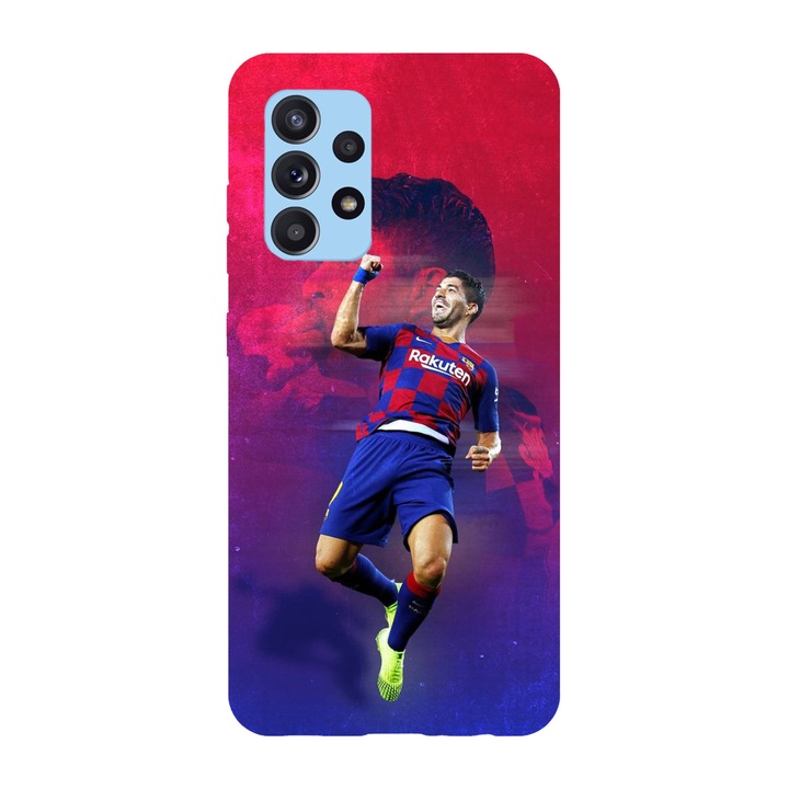 Husa compatibila cu Samsung Galaxy A22 4G, Viceversa, model Luis Suarez, Silicon, TPU