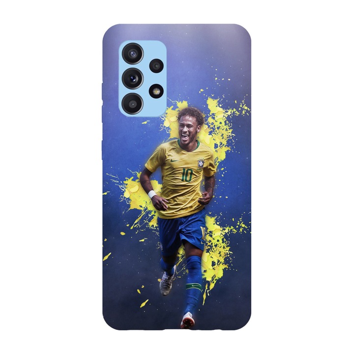 Husa compatibila cu Samsung Galaxy A72, Viceversa, model Neymar Jr, Silicon, TPU