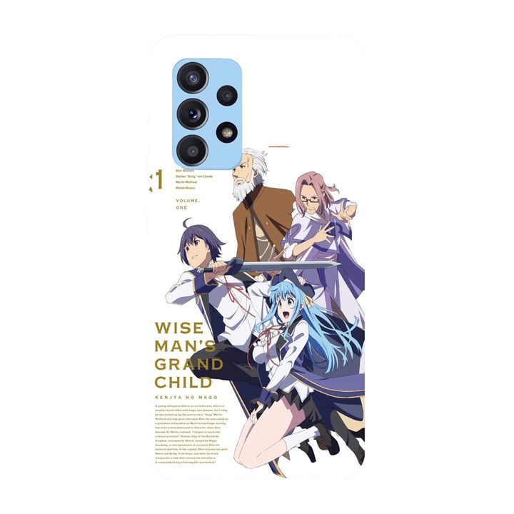 Husa compatibila cu Samsung Galaxy A22 4G, Viceversa, model Manga Volume 1 Wise Mans Grandchild, Silicon, TPU