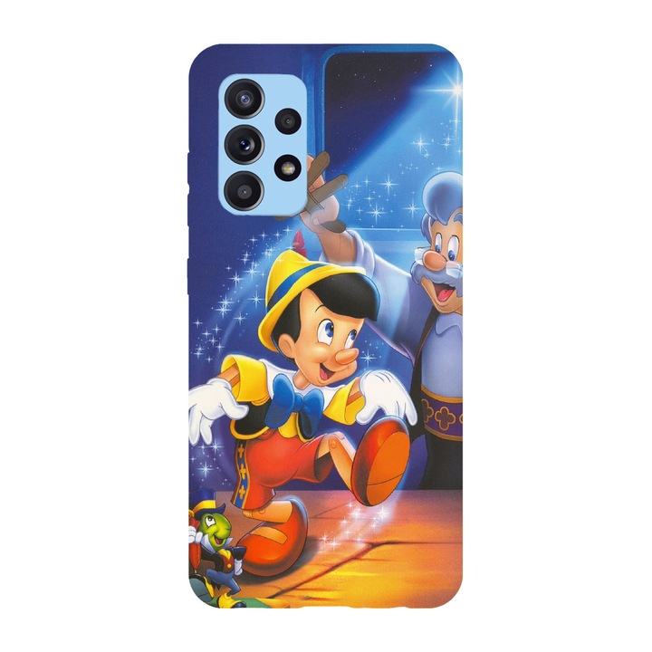 Кейс съвместим с Samsung Galaxy A51 5G, Viceversa, модел Pinocchio, силикон, TPU