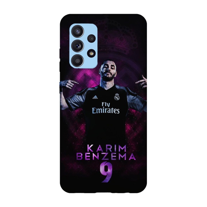 Husa compatibila cu Samsung Galaxy A71, Viceversa, model Karim Benzema, Silicon, TPU
