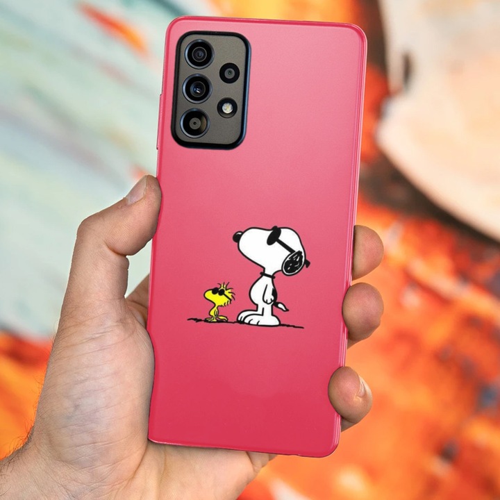 Tok kompatibilis: Samsung Galaxy A33 5G, Viceversa, Just be cool Snoopy modell, szilikon, TPU