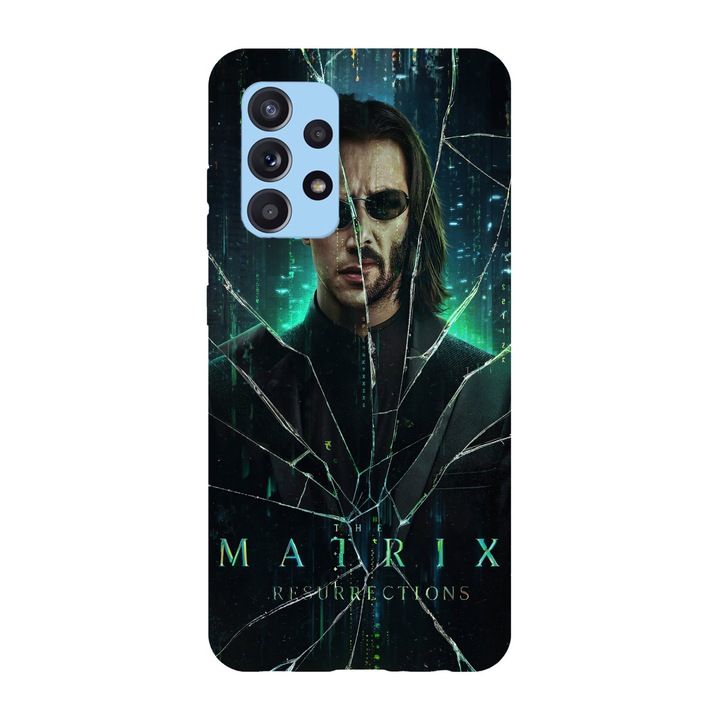Husa compatibila cu Samsung Galaxy A53 5G, Viceversa, model Matrix Resurrection, Silicon, TPU