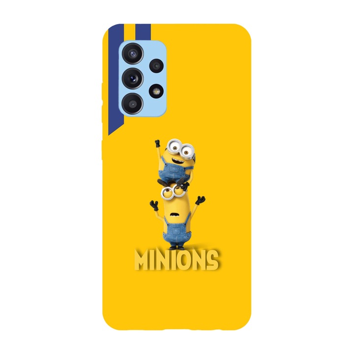 Husa compatibila cu Samsung Galaxy A72, Viceversa, model Kevin and Bob Minions, Silicon, TPU