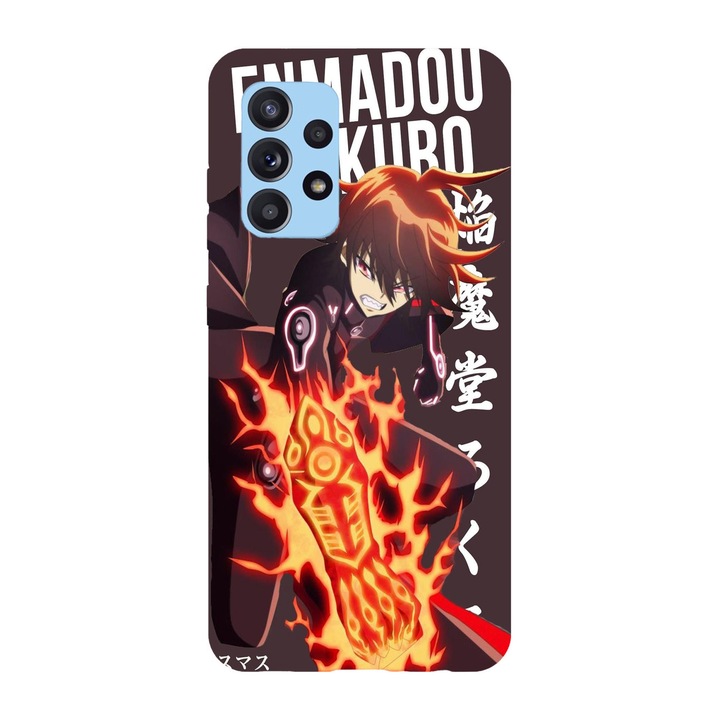 Капак, съвместим с Samsung Galaxy A22 4G, Viceversa, модел Rokuro Enmado Twin Star Exorcists, силикон, TPU