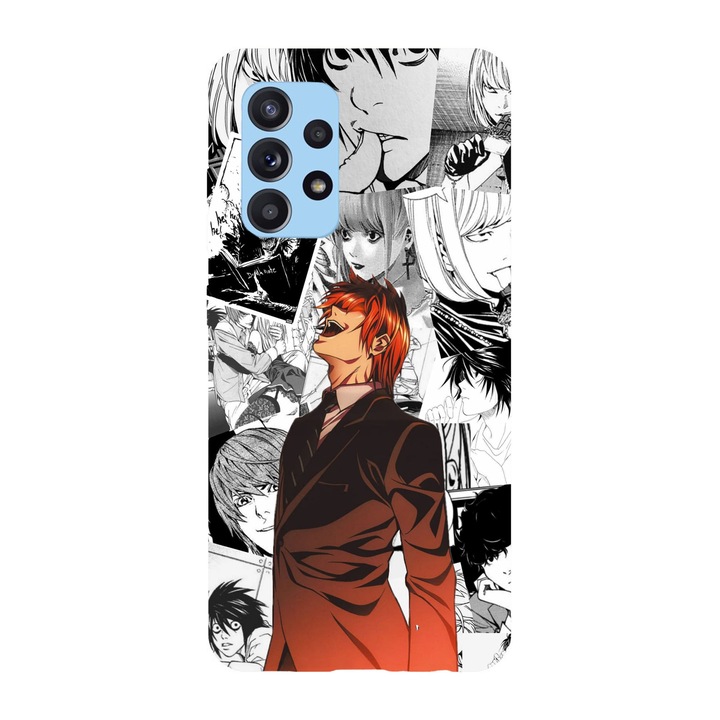 Husa compatibila cu Samsung Galaxy A72, Viceversa, model Light manga Death Note, Silicon, TPU