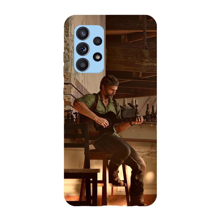 Husa compatibila cu Samsung Galaxy A72, Viceversa, model Joel Miller x Guitar Last of Us, Silicon, TPU