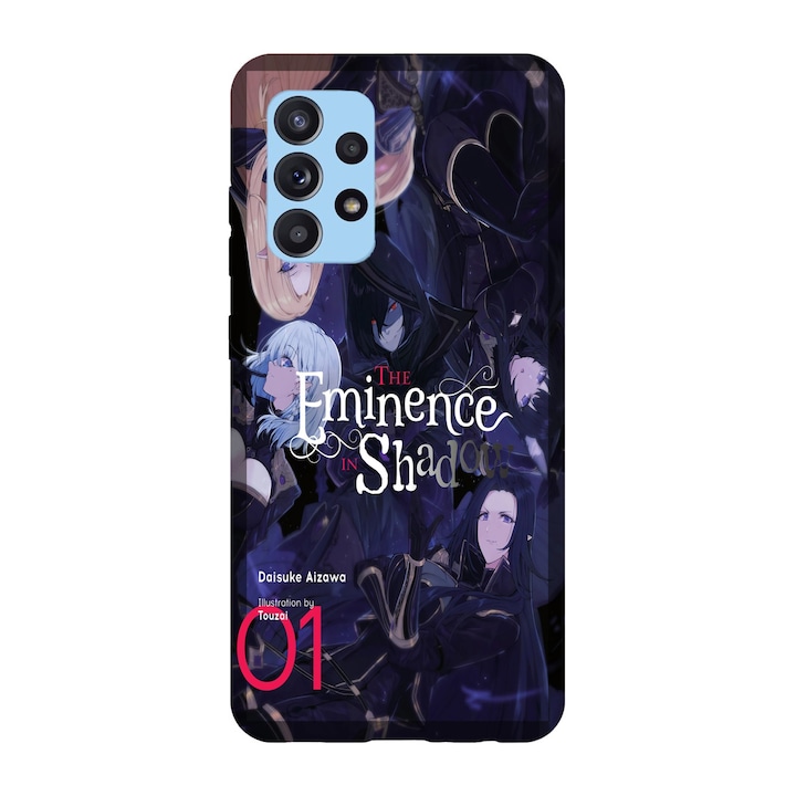 Husa compatibila cu Samsung Galaxy A72, Viceversa, model Manga Volume 1 The Eminence in Shadow, Silicon, TPU