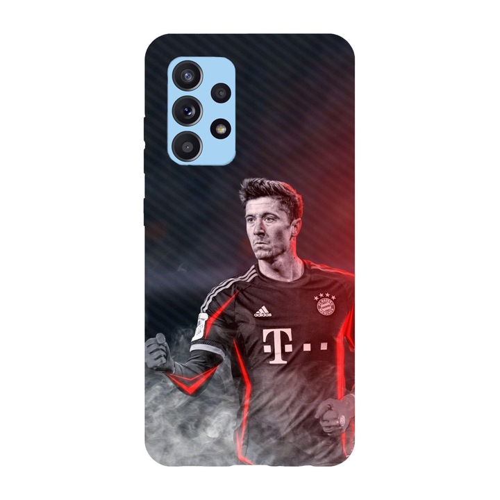 Husa compatibila cu Samsung Galaxy A22 4G, Viceversa, model Robert Lewandowski, Silicon, TPU
