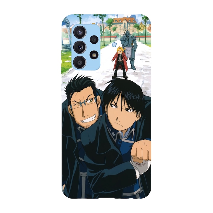 Husa compatibila cu Samsung Galaxy A72, Viceversa, model Roy Mustang and Maes Hughes, Silicon, TPU