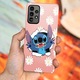 Tok kompatibilis: Samsung Galaxy A13 5G, Viceversa, Stitch virágmintás modell, szilikon, TPU