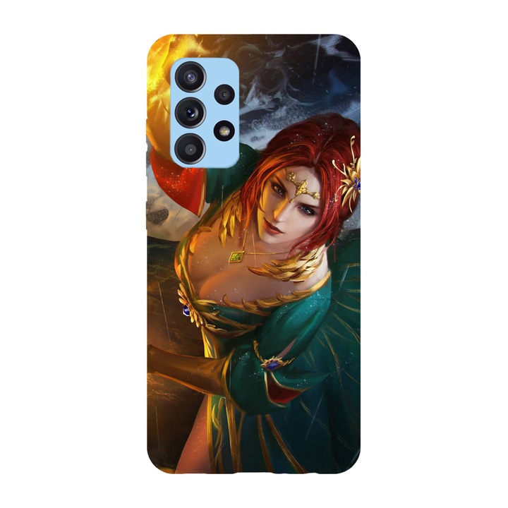 Husa compatibila cu Samsung Galaxy A22 4G, Viceversa, model Triss Merigold The Witcher, Silicon, TPU