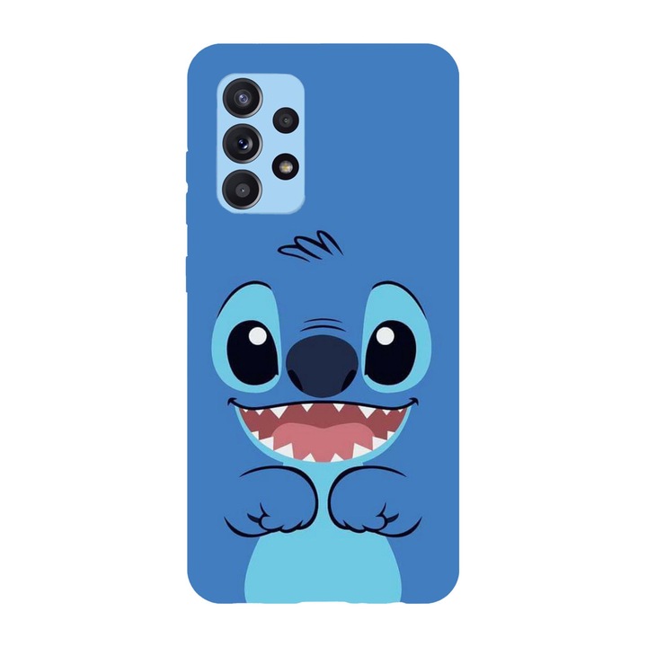 A tok kompatibilis a Samsung Galaxy A52, Viceversa, Stitch modellekkel, szilikonnal, TPU-val
