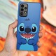 A tok kompatibilis a Samsung Galaxy A52, Viceversa, Stitch modellekkel, szilikonnal, TPU-val