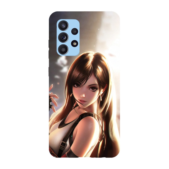Husa compatibila cu Samsung Galaxy A72, Viceversa, model Tifa Final Fantasy, Silicon, TPU