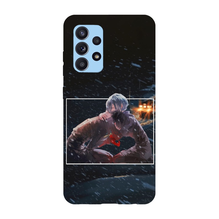 Husa compatibila cu Samsung Galaxy A72, Viceversa, model Kirishima Touka, Kaneki Ken, Silicon, TPU