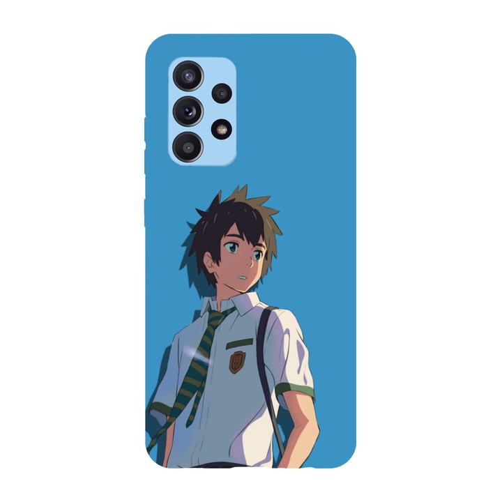 Husa compatibila cu Samsung Galaxy A72, Viceversa, model Taki Tachibana Your Name, Silicon, TPU